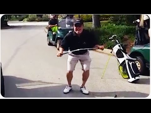 Golfer Goes Nuts and Snaps All of His Golf Clubs | Stop Putting Around