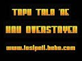 Tapu tala ae kau overstayer