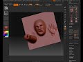 ZBrush 3 guy coming out of wall part 1