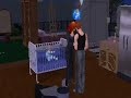 Sims 2 - Woman giving birth to twins