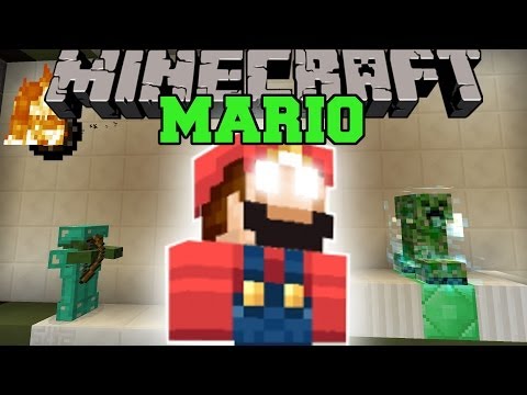 how to be mario in minecraft