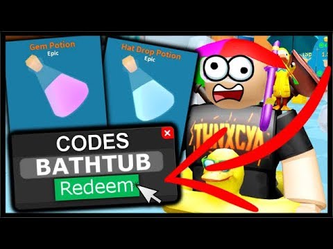 New Bathtub Update Codes How To Craft 2 New Potions Roblox