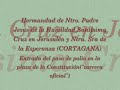 Esperanza de Cortegana en la Plaza de la constitución