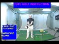 Cote Golf Instruction/Finish Drill to stop slicing Cote Golf Instruction/Finish Drill to stop slicing