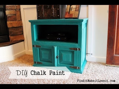 how to paint a tv stand