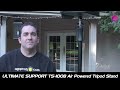Ultimate Support TS-100B Air-Powered Tripod Speaker Stand BOGO