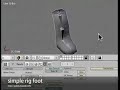simple foot rig in blender