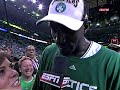 Kevin Garnett - Finals G6 Postgame Interview (June 17, 2008)