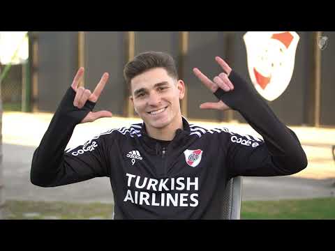 Julián Álvarez se despide de los hinchas de River 