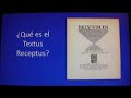 Que es el Textus Receptus - Parte 1 de 3
