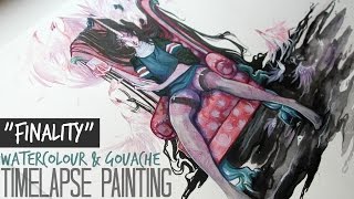 "Finality" Timelapse Painting with Watercolour and Gouache
