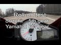 Yamaha R1 vs Suzuki GSX-R 1000 Street Racing Motorcycle