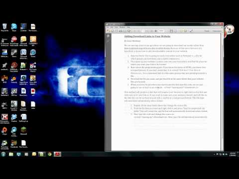 how to provide download link in html