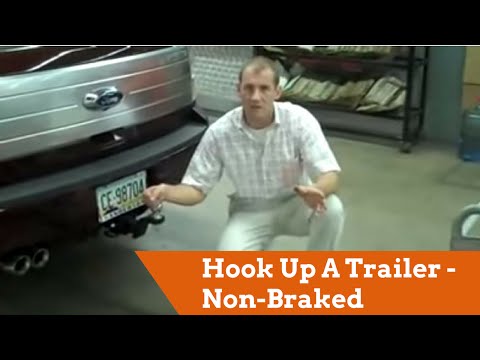 how to hitch a braked trailer