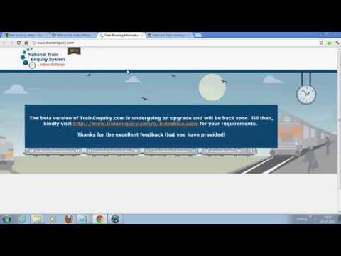 how to know train status