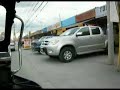 Angeles City Philippines Trike Drive toward perime