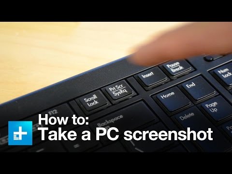 how to take screenshot on pc