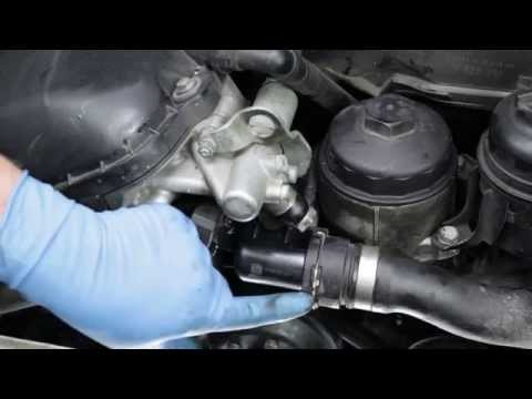 Replacing the thermostat on most 6-cylinder BMWs 91 thru 05 (M50 thru M56, S50 and S52 engines)