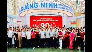 Đoàn công tác phường Uông Bí tham quan triển lãm Triển lãm thành tựu đất nước "80 năm HÀNH TRÌNH ĐỘC LẬP - TỰ DO - HẠNH PHÚC"