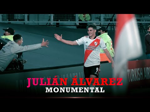 Los 3 goles de Julián Álvarez a San Lorenzo  [CÁMARA EXCLUSIVA]