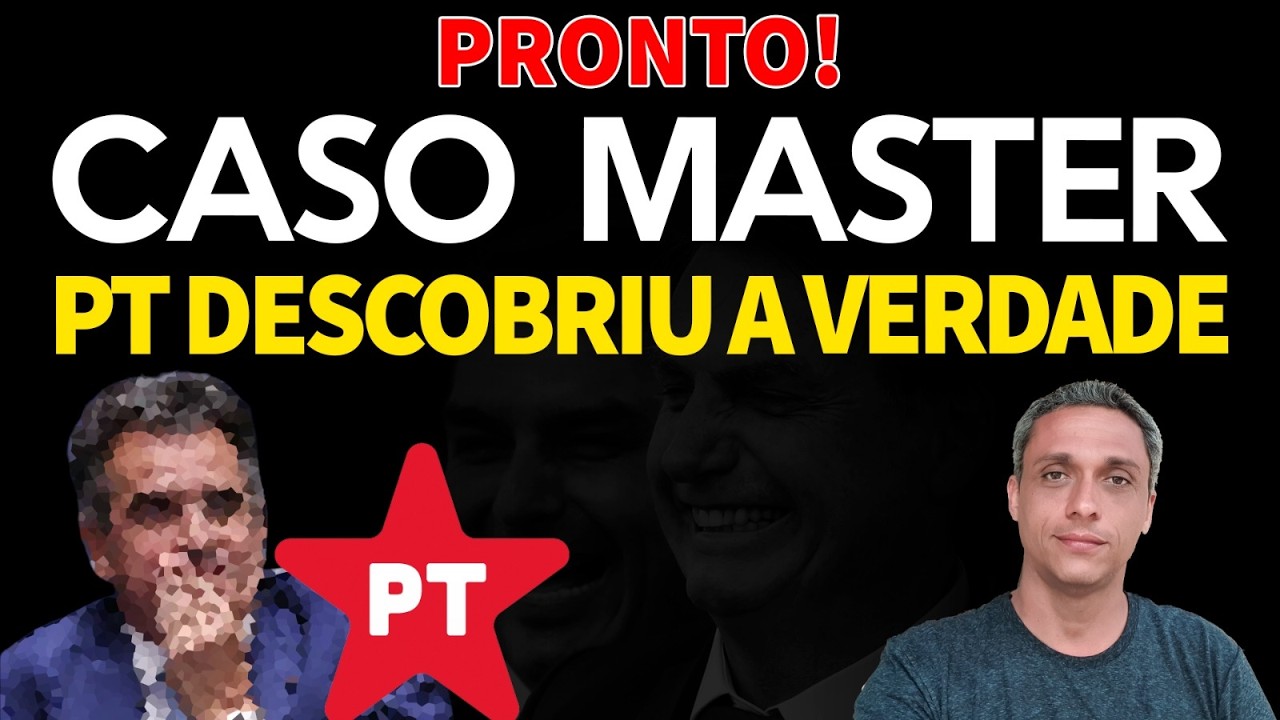 PRONTO! PT DESCOBRIU A VERDADE! A culpa do Caso master é do Bolsonaro