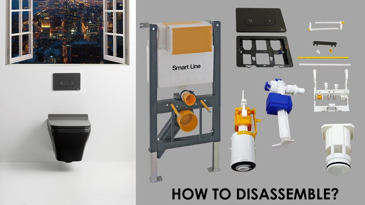 Replacement of the fill and flush valves of Smart Line wall hung WC how