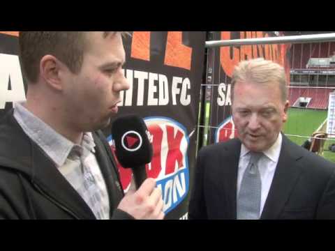 'DAVID HAYE v DERECK CHISORA IS THE DOMESTIC FIGHT OF THE CENTURY' - FRANK WARREN EXCLUSIVE / FOR iFILM