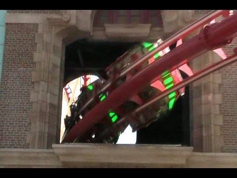 Offride - Here's an up-close look at this super high tech coaster. See how the crew dispatches the trains from the moving walk-way loading platform, riders make their ...