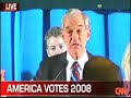 Ron Paul speaks to supporters during New Hampshire Primary