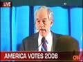Ron Paul speaks to supporters during New Hampshire Primary