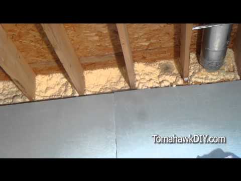 how to insulate floor joists