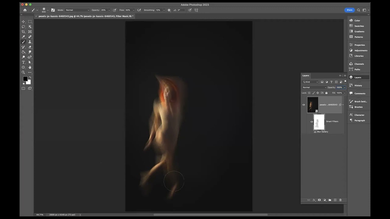 Movement Blur Effect - Adobe Photoshop