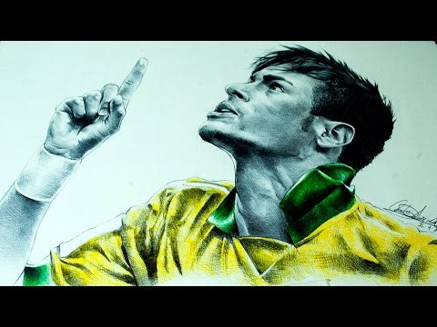 how to draw neymar jr
