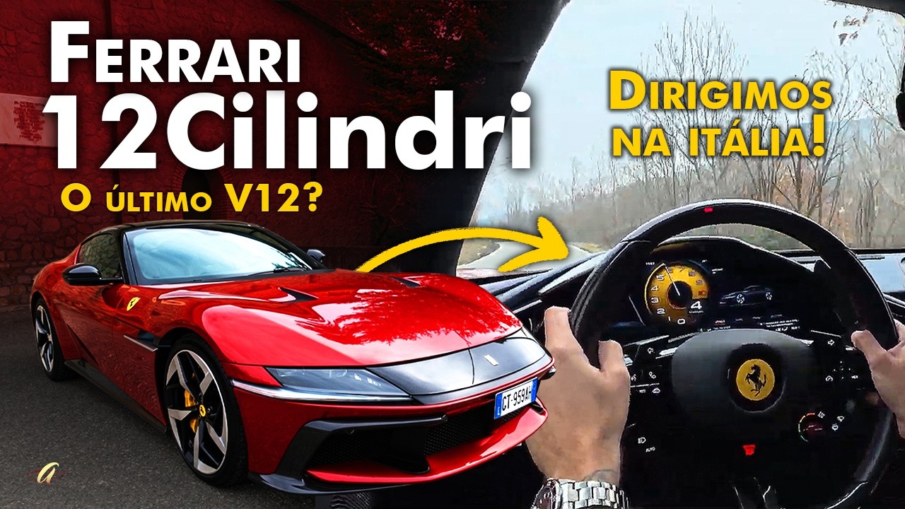 ACELERAMOS A FERRARI DE 830 CV QUE VAI ENTRAR PARA A HISTÓRIA! 12Cilindri é o ÚLTIMO V12 da marca?