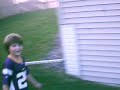 lol funny stuped kids playing in the yerd . lol funny stuped kids playing in the yerd .