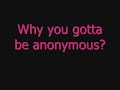 Anonymous - Bobby Valentino (with lyrics)