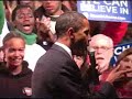 Barack Obama campaigns in Charlottesville