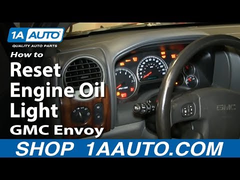 How To Reset Change Oil Soon Light GMC Envoy Chevy Trailblazer