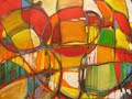 DiFatta Abstract Paintings Nick Drake Rider on the Wheel