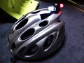 自転車ヘルメット用LEDライト