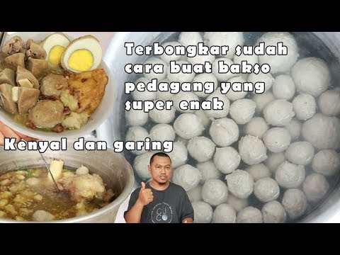 Ide bisnis kuliner membongkar cara buat bakso sapi & ayam yang kenyal garing