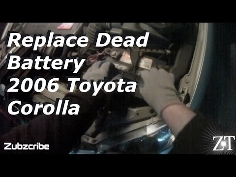 Replace Car Battery – 2006 Toyota Corolla (DIY)