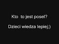 Kto to jest posel? Dzieci wiedza lepiej [www.videoshock.pl]