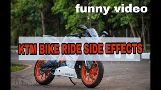 KTM BIKE 2 SIDE EFFECTS FUNNY PROBLEM VIDEO