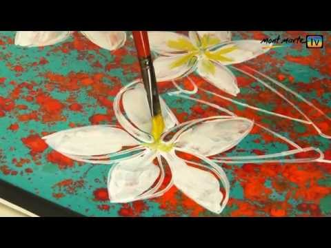 flower painting - http://montmarte.net/mont_marte_tv?channel_id=24_15&video_id=135 http://montmarte.net/products?product_id=1465 General Usage Mont Marte Dimension acrylic is ...