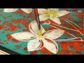 How to Paint Abstract Flowers by Mont Marte