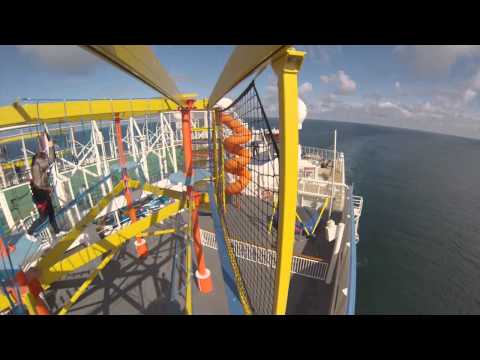 BREAKAWAY - Norwegian Breakaway Ropes Course (part 1 of 3), taken with GoPro action camera while walking throught the ropes course see also: parts 2 http://youtu.be/KW6M...