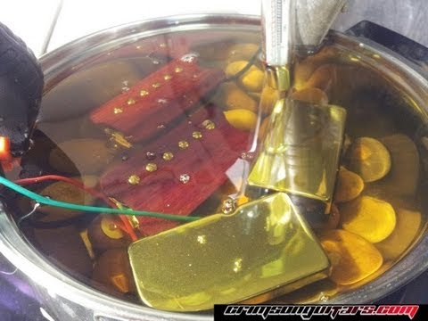 potting pickups - a guitar building tutorial following the wax potting process