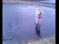 Drunk Lithuanian ice diver