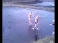 Drunk Lithuanian ice diver